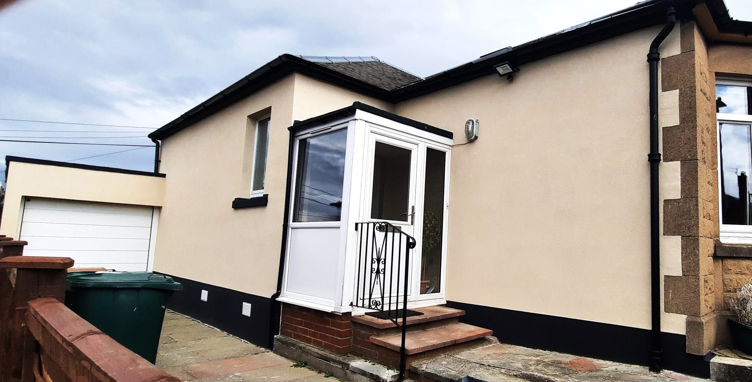 Silicone Render System – Longstone, Edinburgh