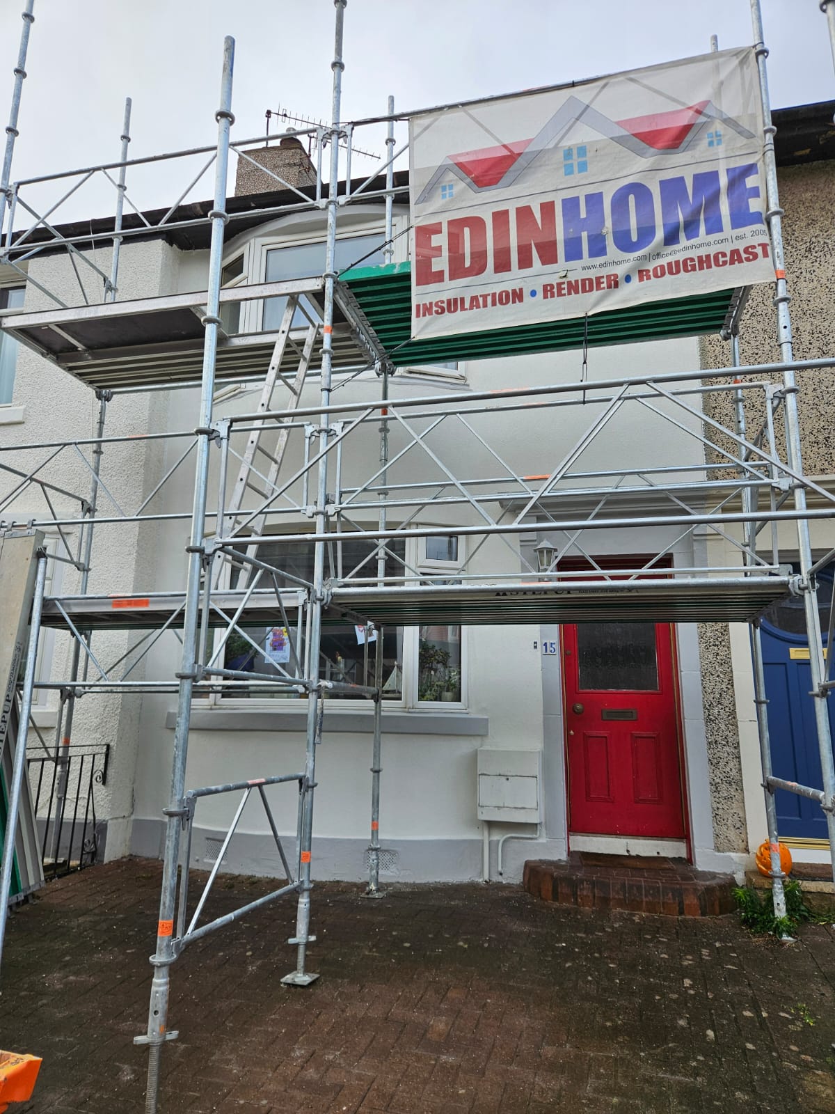 Silicone Render System – Claremont, Edinburgh