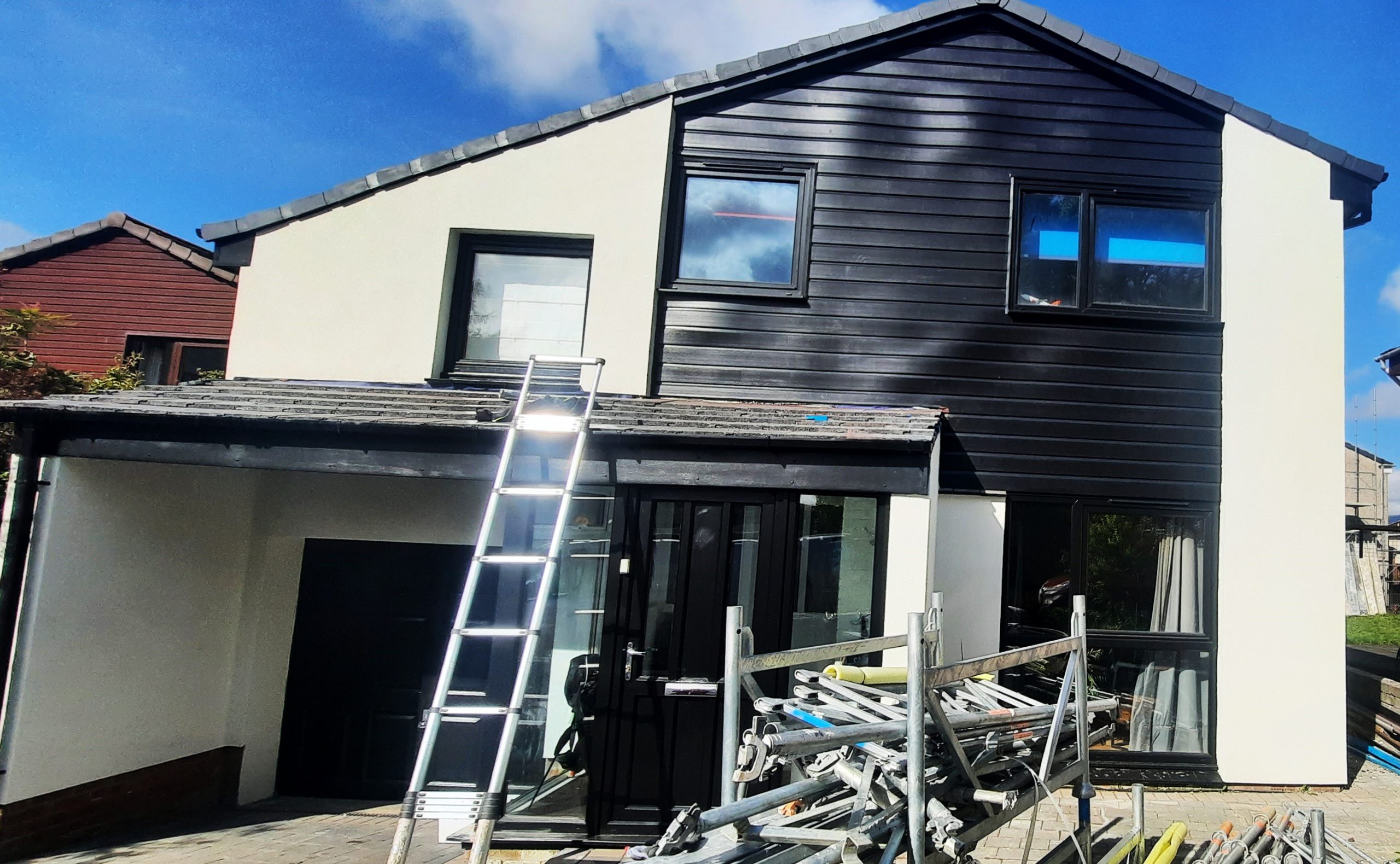 Rendering Edinburgh with black cladding design
