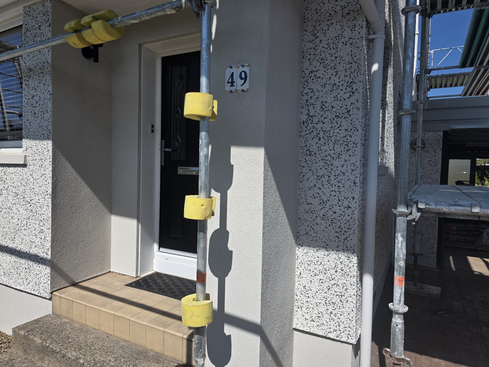 detailed corner finish applied during solid wall insulation Edinburgh upgrade