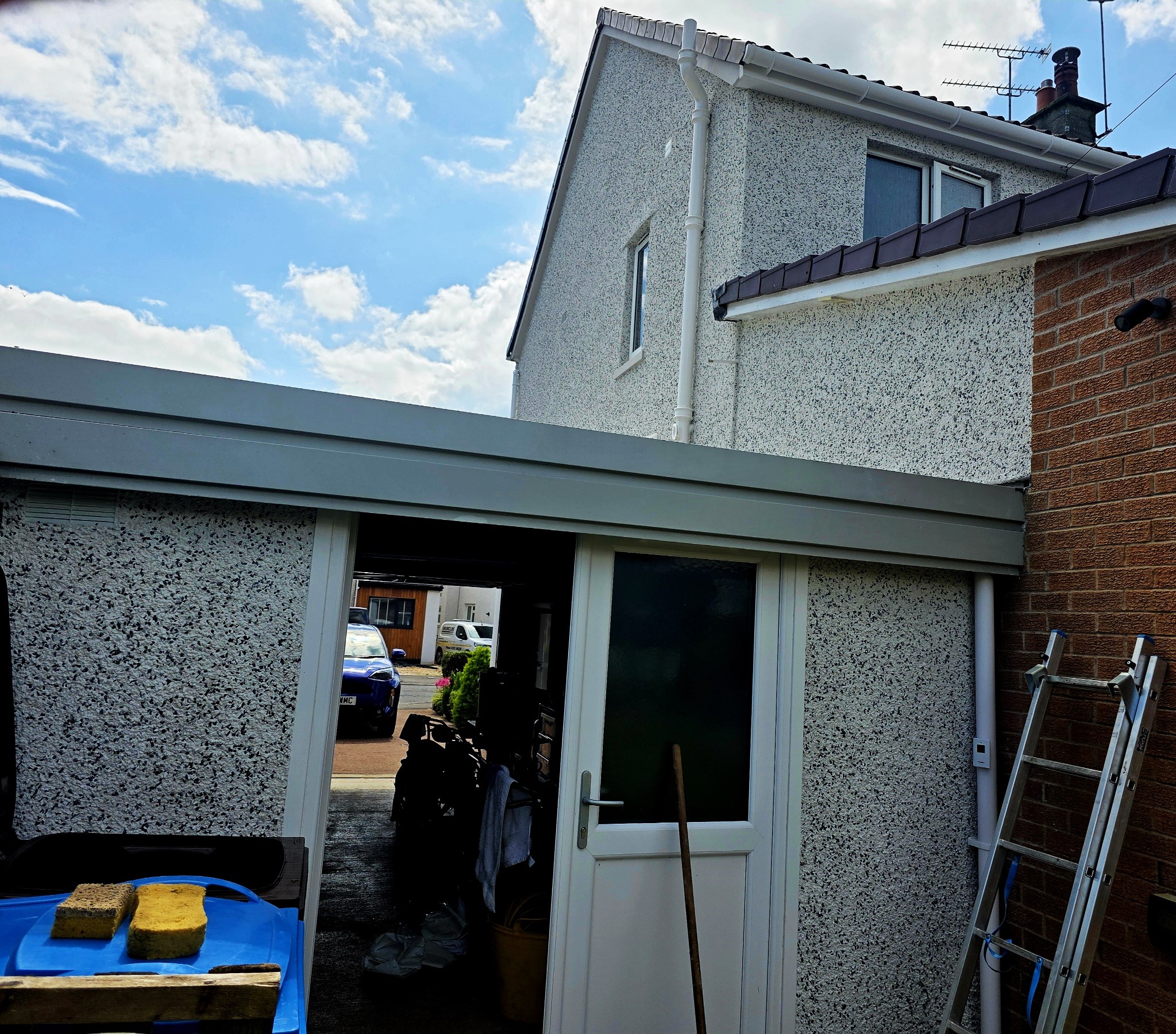 roughcast render repair blending new and old textures seamlessly