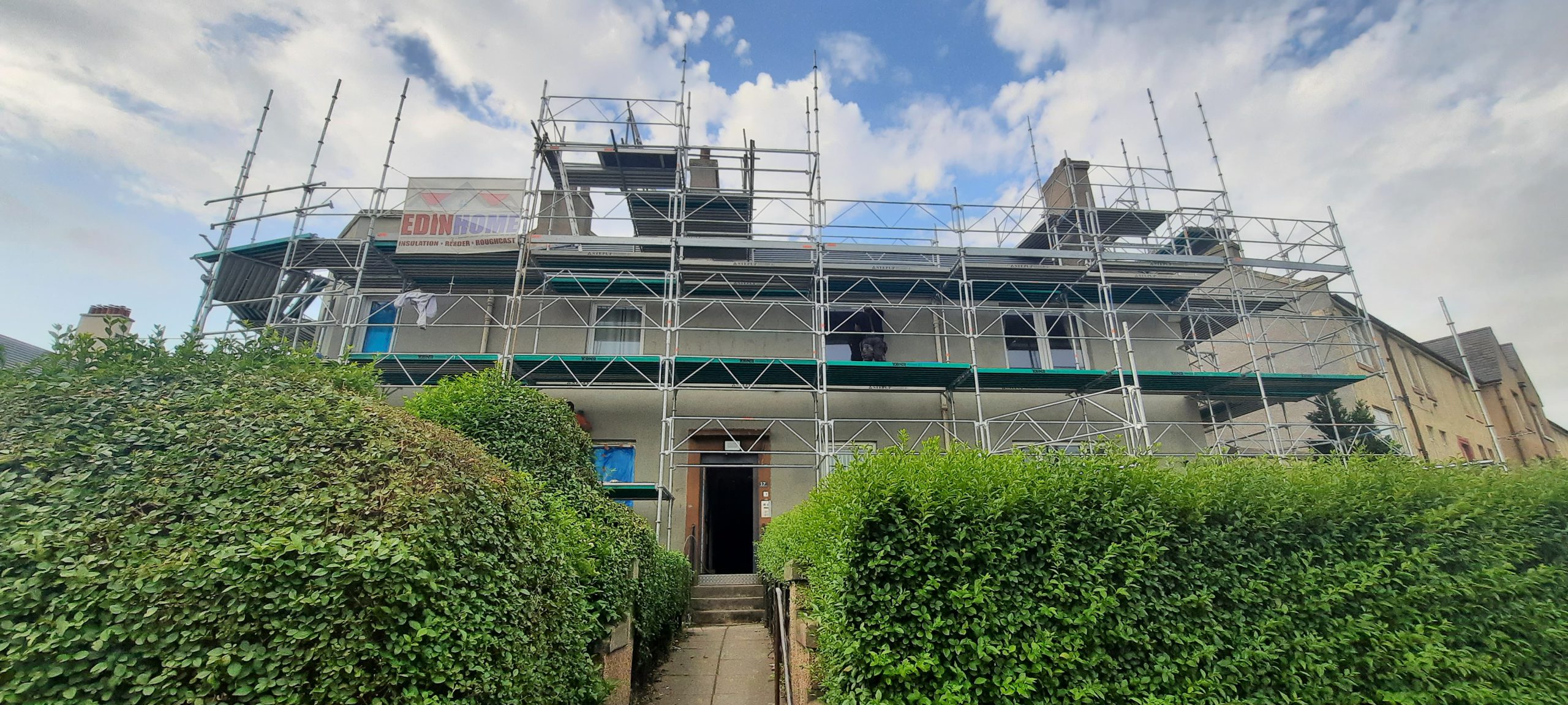 #Edinhome; #Rendering; #SiliconeRender; #Roughcast; Edinburgh;