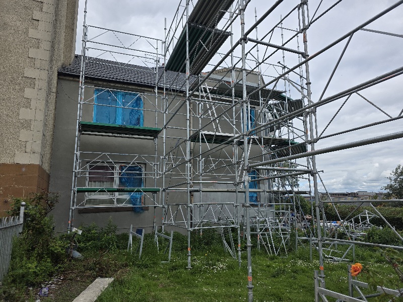 #Edinhome; #Rendering; #SiliconeRender; #Roughcast; Edinburgh;