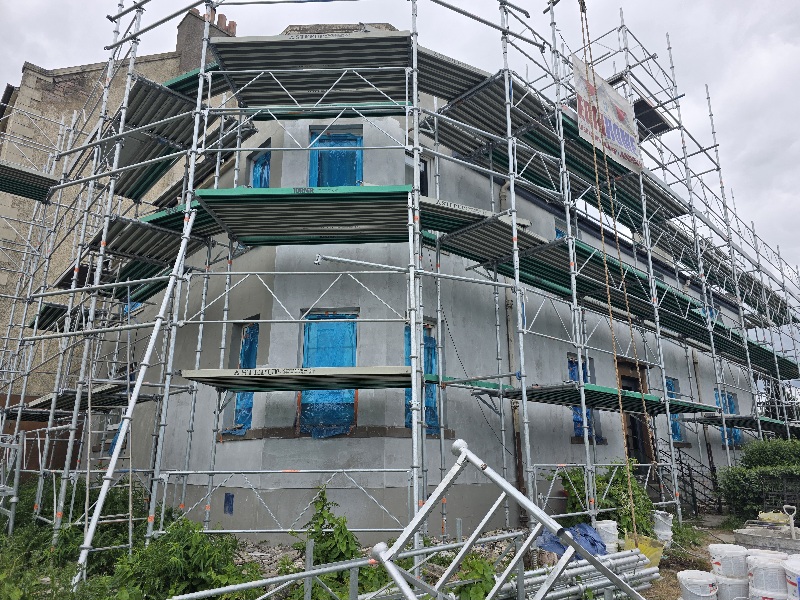 #Edinhome; #Rendering; #SiliconeRender; #Roughcast; Edinburgh;