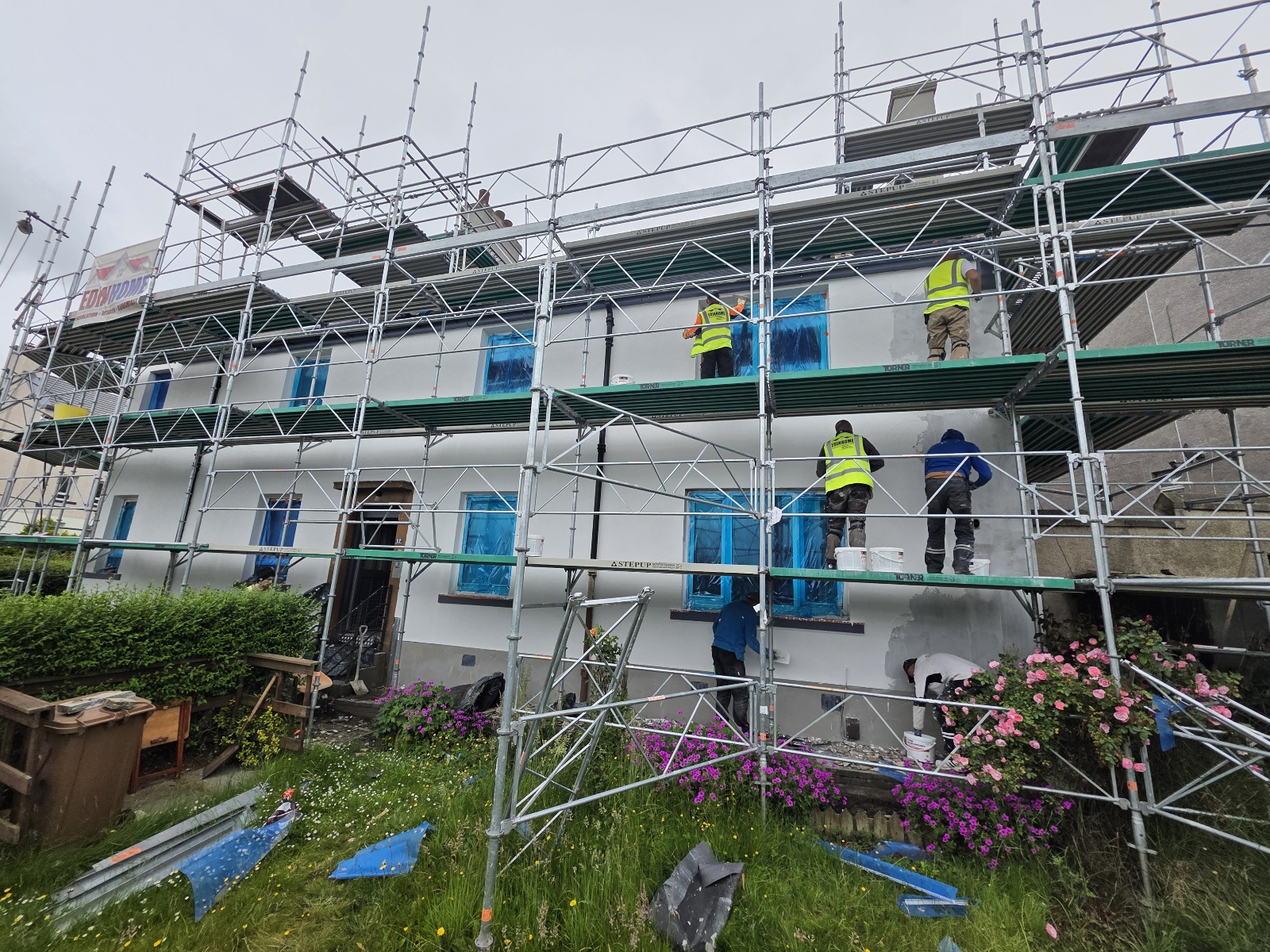 #Edinhome; #Rendering; #SiliconeRender; #Roughcast; Edinburgh;