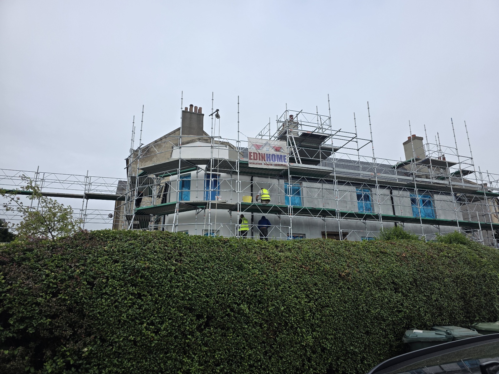 #Edinhome; #Rendering; #SiliconeRender; #Roughcast; Edinburgh;