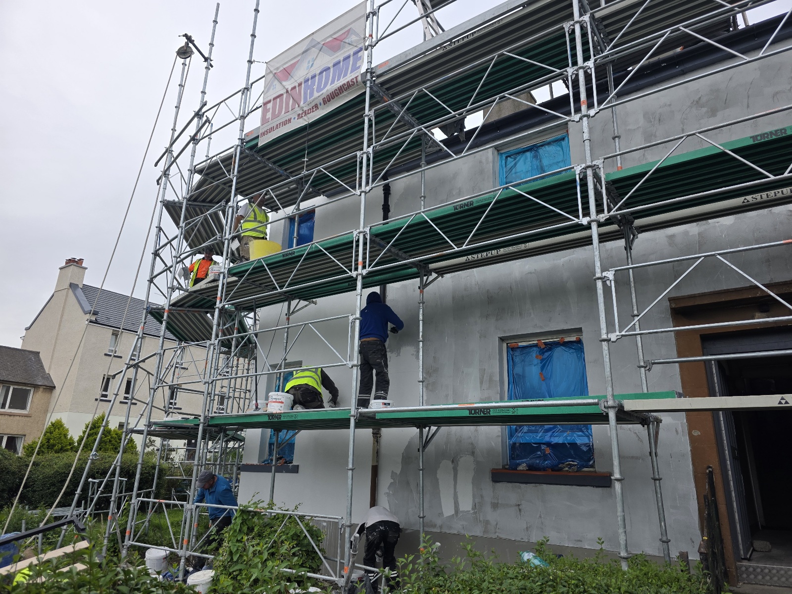 #Edinhome; #Rendering; #SiliconeRender; #Roughcast; Edinburgh;