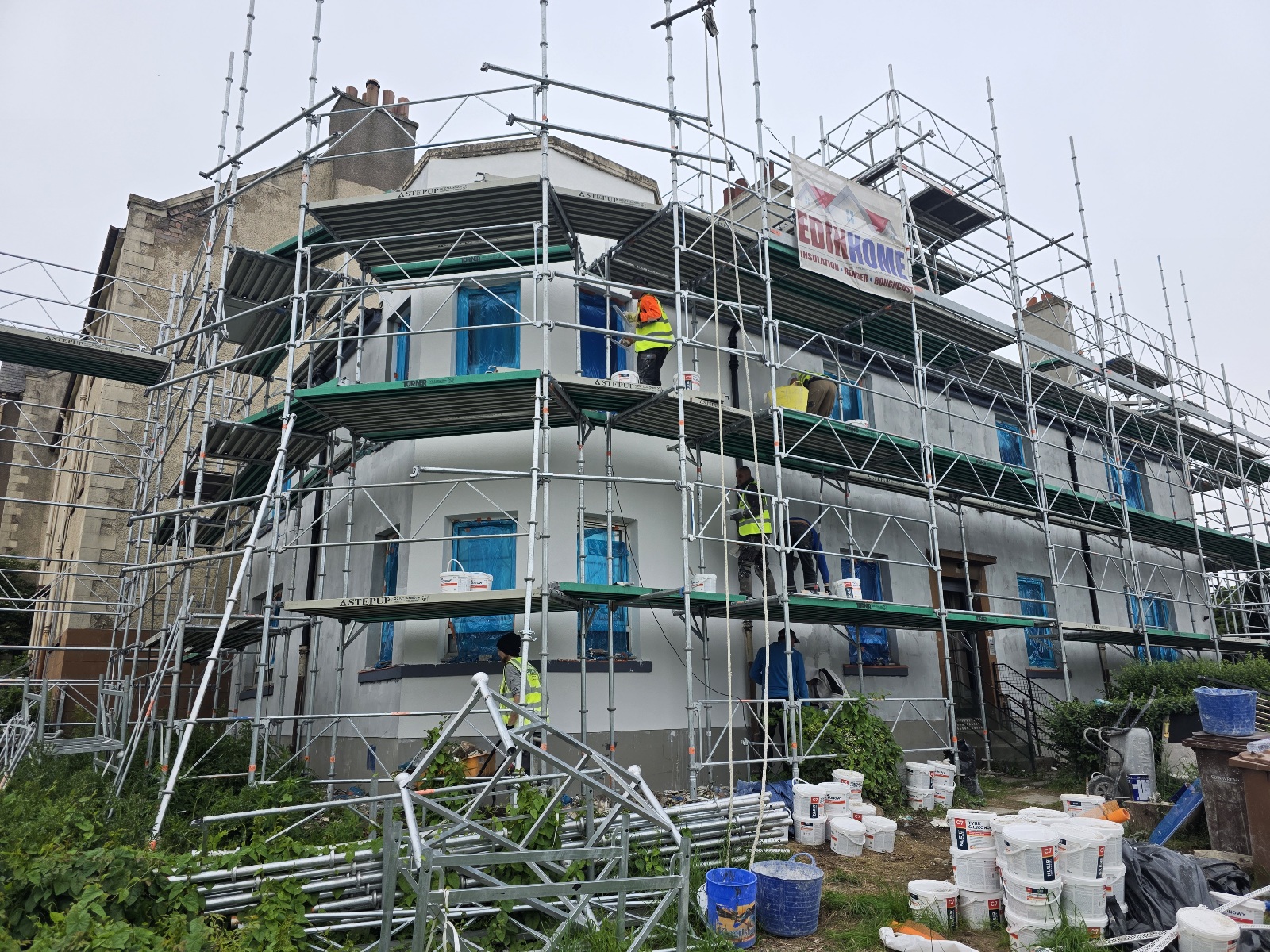 #Edinhome; #Rendering; #SiliconeRender; #Roughcast; Edinburgh;