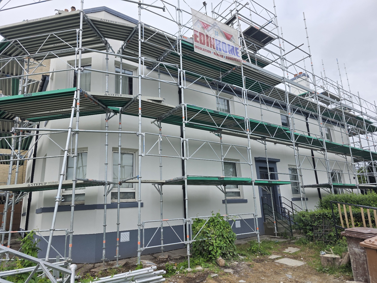 #Edinhome; #Rendering; #SiliconeRender; #Roughcast; Edinburgh;