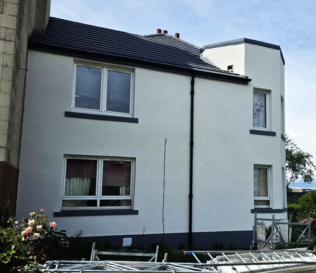 #Edinhome; #Rendering; #SiliconeRender; #Roughcast; Edinburgh;