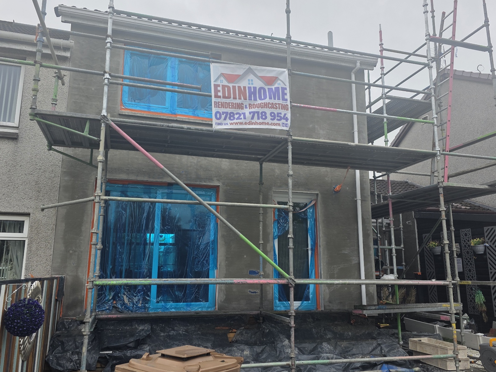 #Edinhome #Roughcasting #DryDash #PeebleDash #Uphall