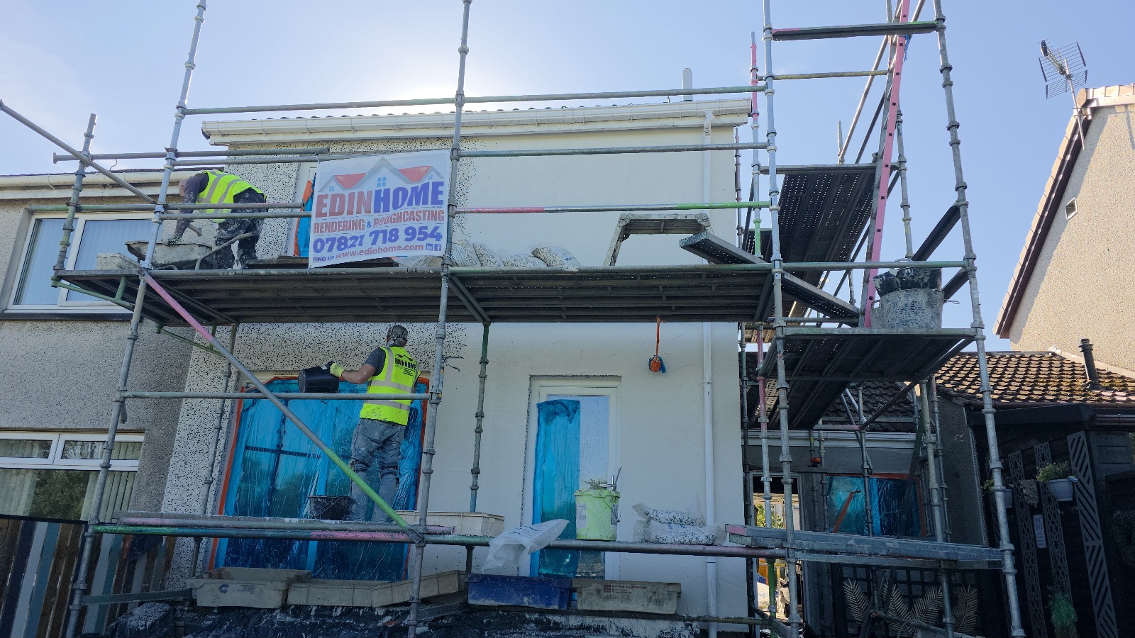 #Edinhome #Roughcasting #DryDash #PeebleDash #Uphall