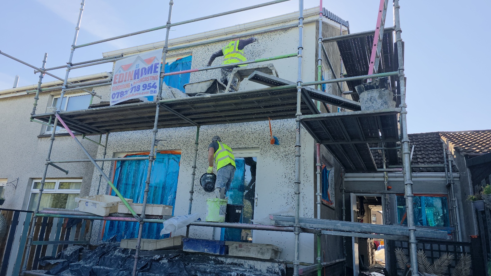 #Edinhome #Roughcasting #DryDash #PeebleDash #Uphall