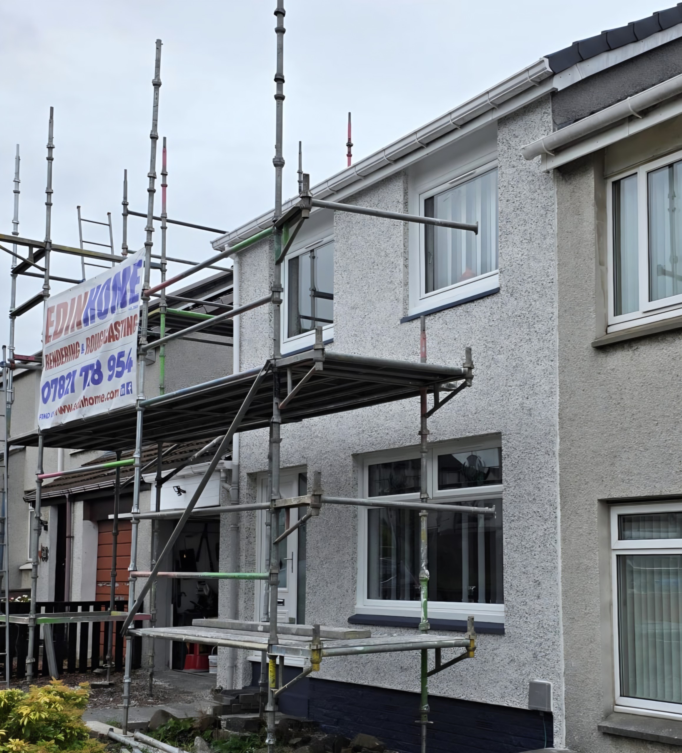 #Edinhome #Roughcasting #DryDash #PeebleDash #Uphall