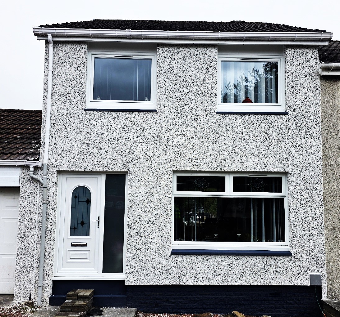 #Edinhome #Roughcasting #DryDash #PeebleDash #Uphall