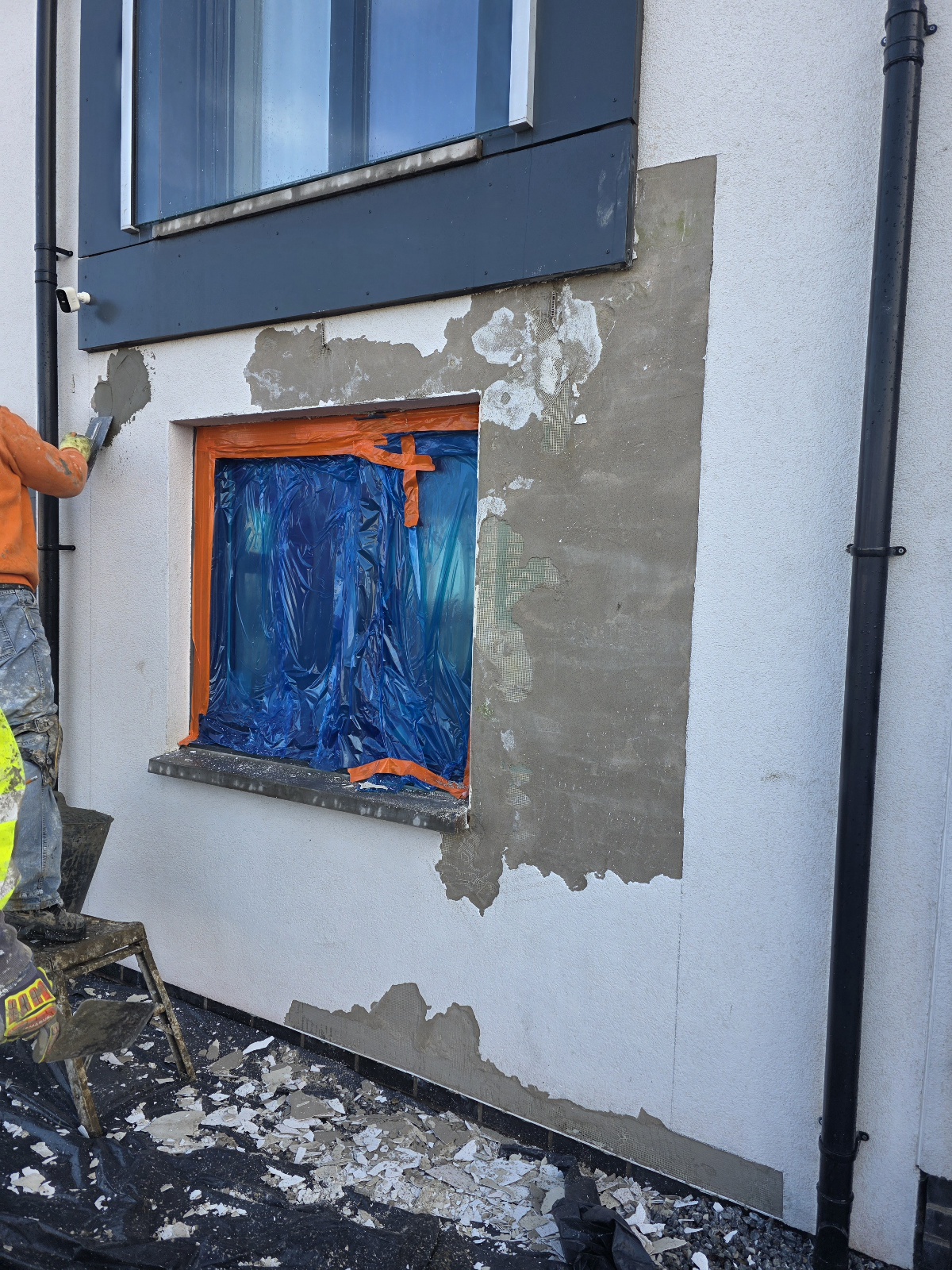 #Edinhome #Rendering #Silicone Render #Roughcasting #Roughcast #DryDash
