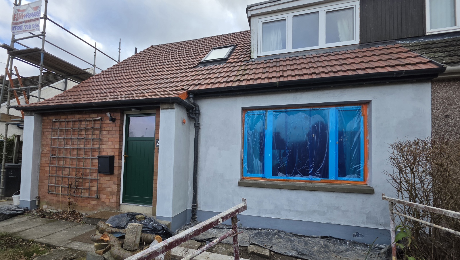 #Edinhome, #Rendering, #SiliconeRender, #Roughcasting, #Roughcast,