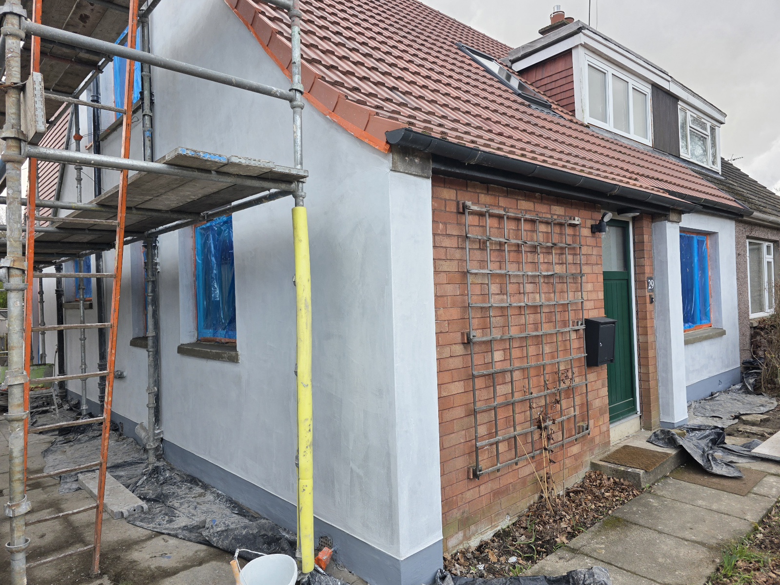 #Edinhome, #Rendering, #SiliconeRender, #Roughcasting, #Roughcast,