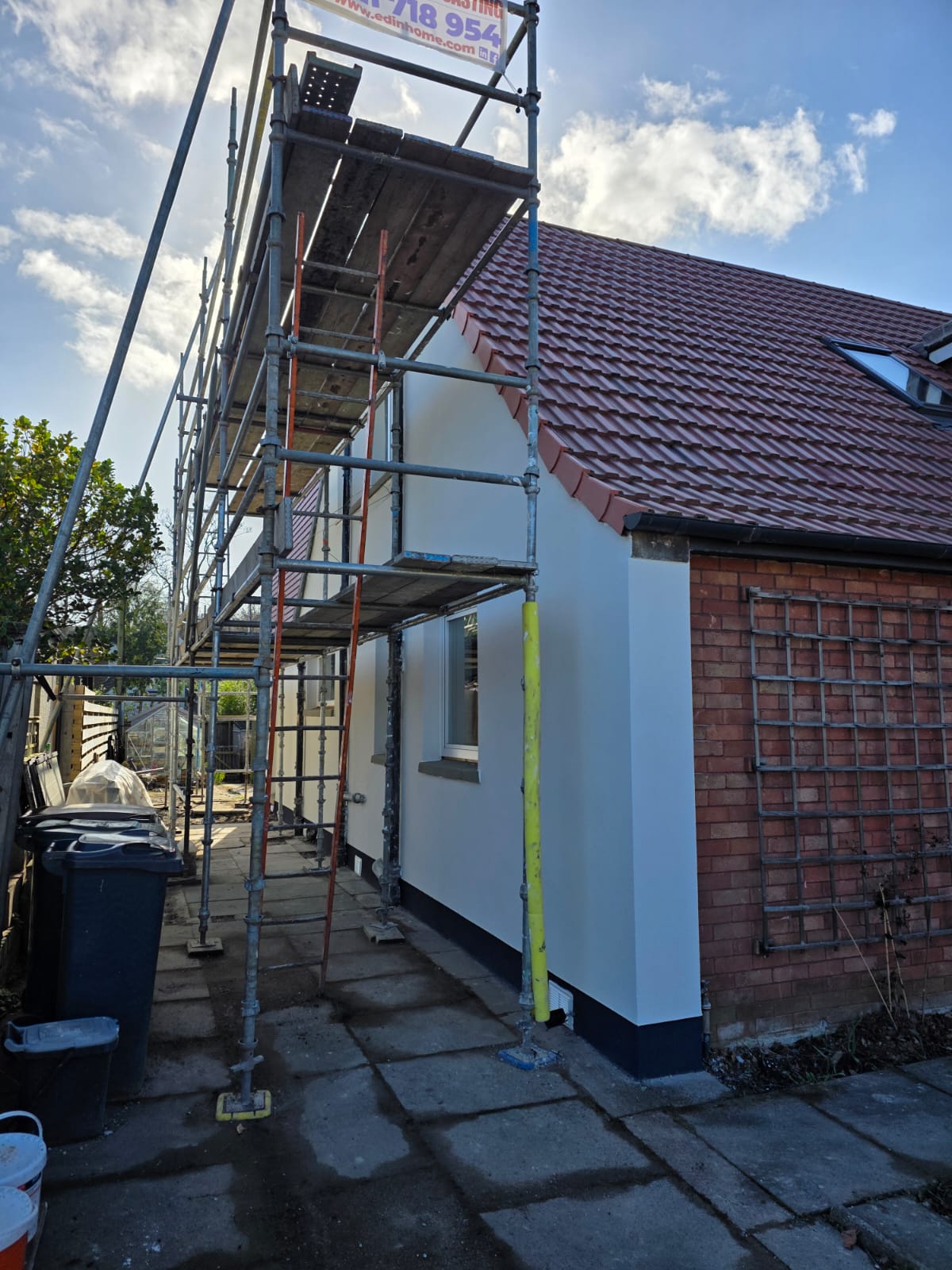 #Edinhome, #Rendering, #SiliconeRender, #Roughcasting, #Roughcast,