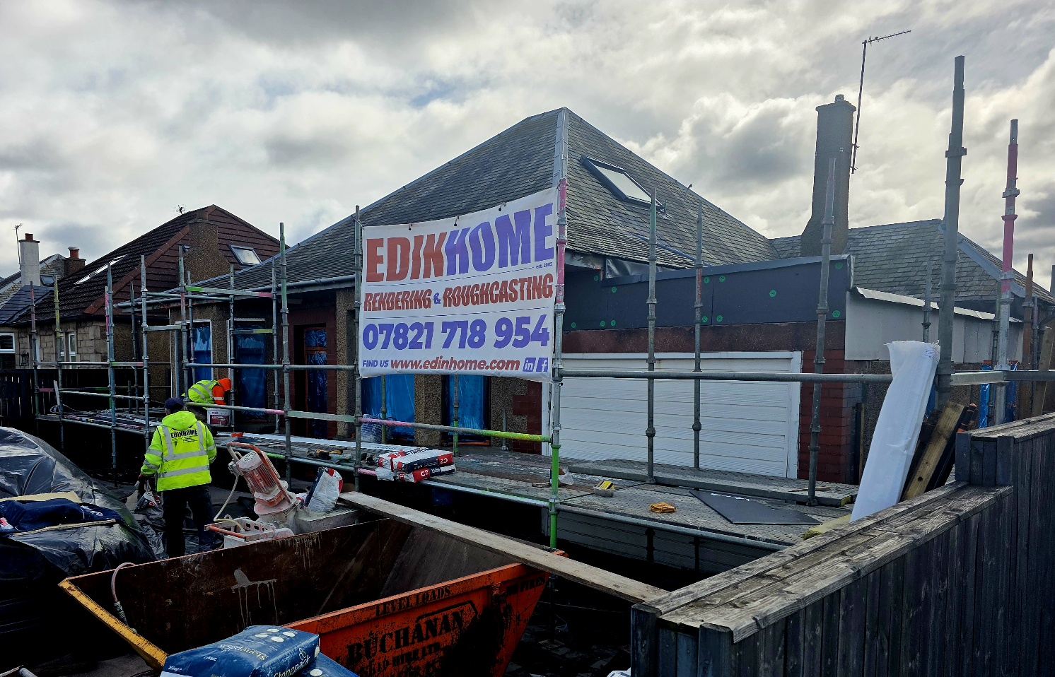 #Edinhome #Roughcasting #Rendering