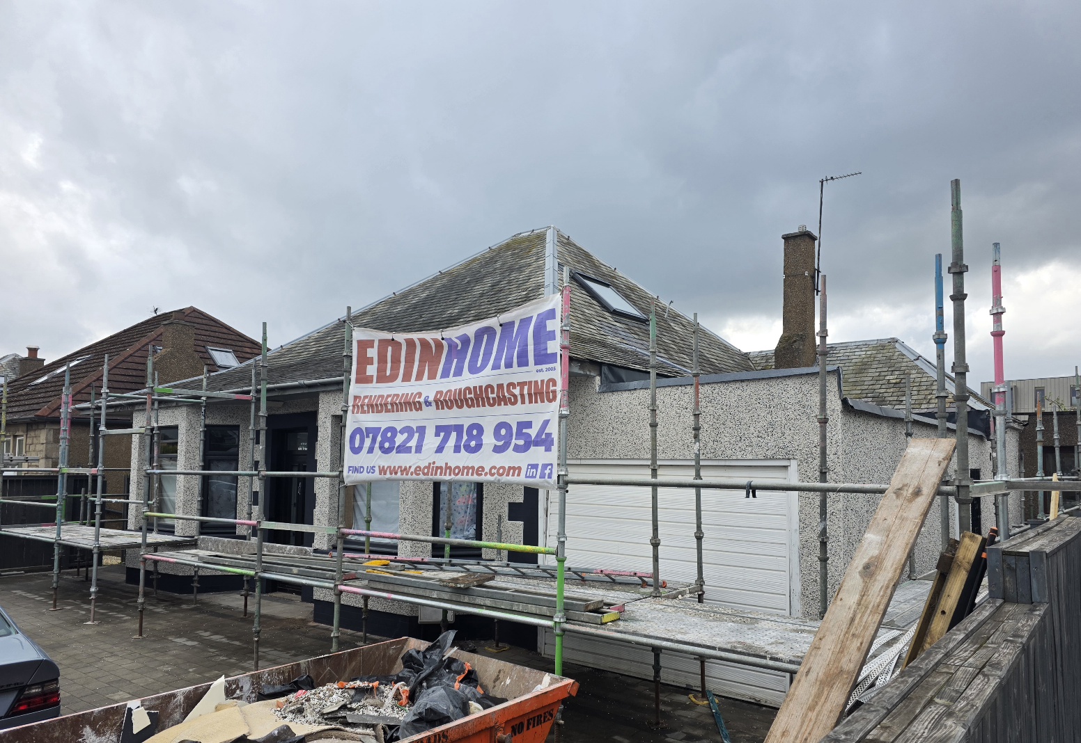 #Edinhome #Roughcasting #Rendering